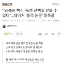 mRNA백신, 독성단백질 만들수 있다 이미지