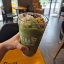 메가커피양산 | 양산 범어카페 메가커피 말차젤라또 팥빙파르페 신메뉴 후기👍