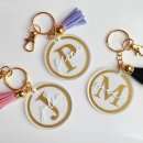 Custom Monogram keychain : $10 이미지