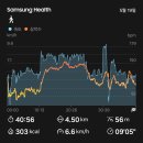 뛰니뛰니 | 40대 직장인 걷기 러닝 운동 기록, 오랜만에 4.5km 뛰니 힘들었던 현실 후기