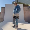 [SOLD OUT] CAV EMPT Bleached Denim Zip Jacket / 카브엠트 블리치드 데님 집 자켓 / 카브엠트 키드...