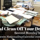 (상식-037) (Holiday) 2nd Monday in January - Clean Off Your Desk Day 이미지