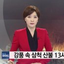 강풍 속 삼척 산불 13시간 만에 진화...주택 1채·10ha 피해 이미지