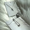 못된고양이 | 못된고양이 드로잉 하트 레이어드 오픈 링 미니 크로스 큐빅 네크리스 더블 링 목걸이 후기