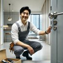 유하회사 유성상운 | 대전문짝 관저 리슈빌 화장실문 교체:썩지않는 abs도어로 항상 새문처럼