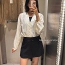 7484 | [자라 ZARA]가을 신상 입어보기. 러스틱 스트라이프 블라우스 7484/164/712 후기