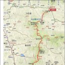 12차 13구간 밤티재~늘재~청화산~조항산~대야산~촛대봉~곰넘이봉~버리미기재 이미지