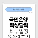 국민은행 앞 | 2026년 국민은행 탁상달력 수령후기 배부일정: 구성 일러스트 한눈에 보기