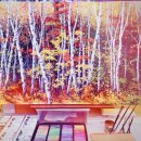 유화로 그리는 아름다운 풍경 이미지