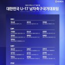 인천세무고등학교 | 2025 FIFA U-17 월드컵 대한민국 남자축구국가대표팀 명단 공개!