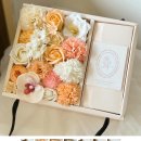 ˖ . ݁W.6 ݁₊ 상견례 선물 플라워 박스 셀프제작 💐ㅣ 에스티로더 갈색병 ㅣ 닥스 혼주 넥타이