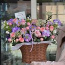 파리바게트 울산달천점 | [울산 달천동 꽃집] 바니꽃 환갑 선물로 대만족한 화려한 꽃바구니 제작 후기