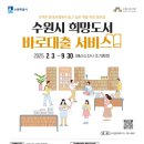 [수원시도서관] 2025년 수원시 희망도서 바로대출 서비스 안내
