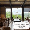 커피&와플 | 숲속 뷰가 예술인 대구 비슬산 &#39;도케비 커피&#39; 후기-와플 맛집