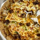 도미노피자 마포점 | 도미노피자 신메뉴 내돈내산 후기 : LA 치즈폴레 갈비 스테이크 피자 (프로틴 도우)