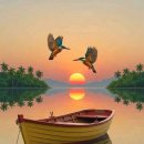Beautiful sunrise &amp; sunset 이미지