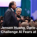 Jensen Huang, Dario Amodei and Siemens CEO Busch Debate AI’s Future at Dre 이미지