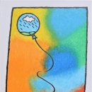 소소한 행복 오일 파스텔 이미지