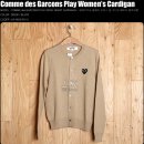 [품절] 꼼데가르송 플레이 여성가디건 베이지 블랙와펜 Comme Des Garcons Play Wool Cardigan AZ-N023-051-3 이미지