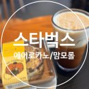 스타벅스 명지강변DT점 | 부산 명지 스타벅스 명지강변DT점 에어로카노, 투떰즈업 맘모롤 먹고온 후기