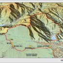 상인고-대덕산-앞산-청룡산-작봉(용상등) -삼필봉-420.8봉-도원지16.3km(3h 25m 38s)-171018 이미지