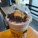 컴포즈 팥절미 밀크쉐이크 후기 (ft. 메가커피 젤라또 파르페 비교)