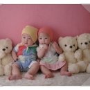 쌍둥이 백일사진, 도담 스튜디오 홈촬영으로 쉽고 간단하게!
