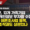 [단독보도-전광훈 족벌기업 운영실태] 전광훈, 13개 가족기업 통해 개인정보 무차별 수집, 3개는 여론조사업 등록, 여조 조작과도 상관 이미지