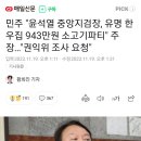 민주 "윤석열 중앙지검장, 유명 한우집 943만원 소고기파티" 주장…"권익위 조사 요청" 이미지