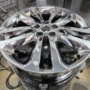 뉴금호 | 일산 올뉴카니발타이어 금호 정품 판매점 235 55 19 크롬휠 부식 스파터링 휠복원