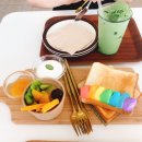 레인보우 토스트 이미지