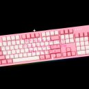 콕스피씨방 | 예쁜 핑크색 키보드 추천 무소음 저소음 앱코 로지텍 SPM 기계식 키보드