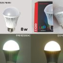 금호전기 전구식램프 대체용 LED 8W 새제품 이미지