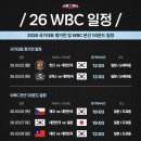 2026 WBC 일정 이미지