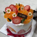 상큼과일 | 첨단케이크 제철과일 듬뿍 올라간 상큼한 과일케이크 후기🎂