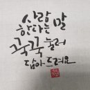 캘리중급 이미지