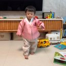 남자아기 한복 광장시장 장다리집 (남아 2호 핑크마고자)