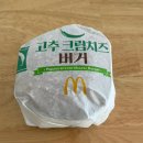 597 | 맥도날드 진주 고추 크림치즈 버거 간단 후기 및 할인쿠폰 정보