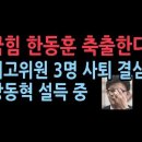 최고위원 3명 이미 사퇴결심, 친한계 장동혁 설득 중, 4명 사퇴면 비대위 체제, 韓 축출된다 성창경TV﻿ 이미지