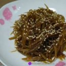 우엉조림 만드는법 우엉채조림 레시피 채식요리 우엉요리 우엉채볶음 이미지