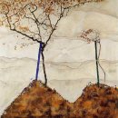 【에곤 쉴레 Egon Schiele(1890~1918)】 "나무, Four Trees, 1917" 이미지