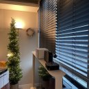 대림아크로텔 | 정자동 대림아크로텔, 블랙우드블라인드로 분위기 200% 변신! 감성 인테리어 완성 시공후기