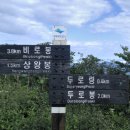 한강기맥 1차 구간종주 상원사-두로령(봉)-상왕봉-비로봉-호령봉-계방산-운두령(30.7km)＜3-2＞ 이미지