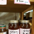 일본 관광지의 벌꿀 가게와 꿀가격 이미지