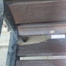 세븐일레븐 광주월곡반월점 | 야외벤치의자 나무만 교체수리 비용