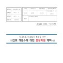 알림)시간표 미준수에 대한 행정처분 계획 이미지