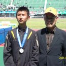 소보중 민진홍(3년) 5,000미터 경보 경기에서 은매달 획득 이미지