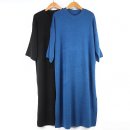 롤리 솔리드 니트 박스 원피스 이미지