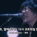 [노래추천/가사번역] back number - 하지만 봐, 옆에 있어도 다시 괴로워질 뿐이잖아 이미지