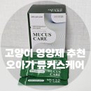 실제 급여 후기 : 노령묘 공복토 줄어든 반려동물 위영양제 오아가 뮤커스케어